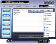 HiFi MP3 Splitter Joiner screenshot